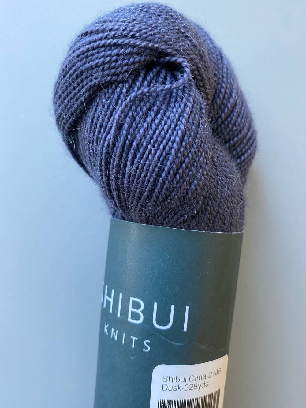 Shibui Knits “Cima” yarn. Baby Alpaca & Fine Merino, Lace wt. Made in Peru